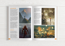 Load image into Gallery viewer, Inside The Complete Guide to Procreate — environment and landscape painting spread