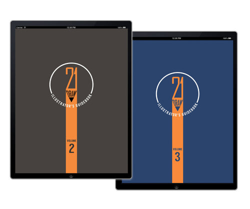 Illustrator's Guidebook 2 & 3 (HARDCOVER + EBOOKS) – 21 Draw